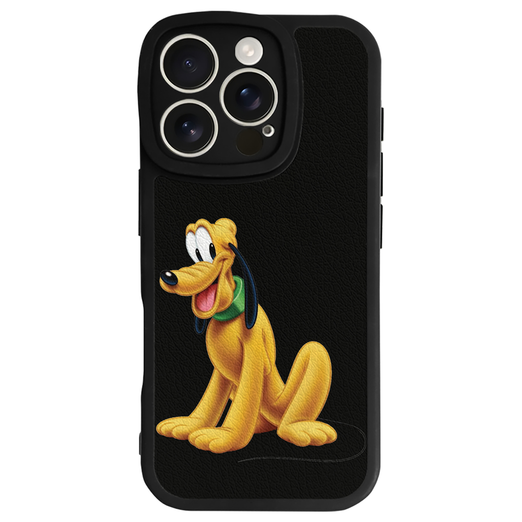 （画像用） ミッキーマウス Mickey Mouse 【iPhone 16シリーズ対応】シリコンスマホケース（レザー調） 材質：シリコン